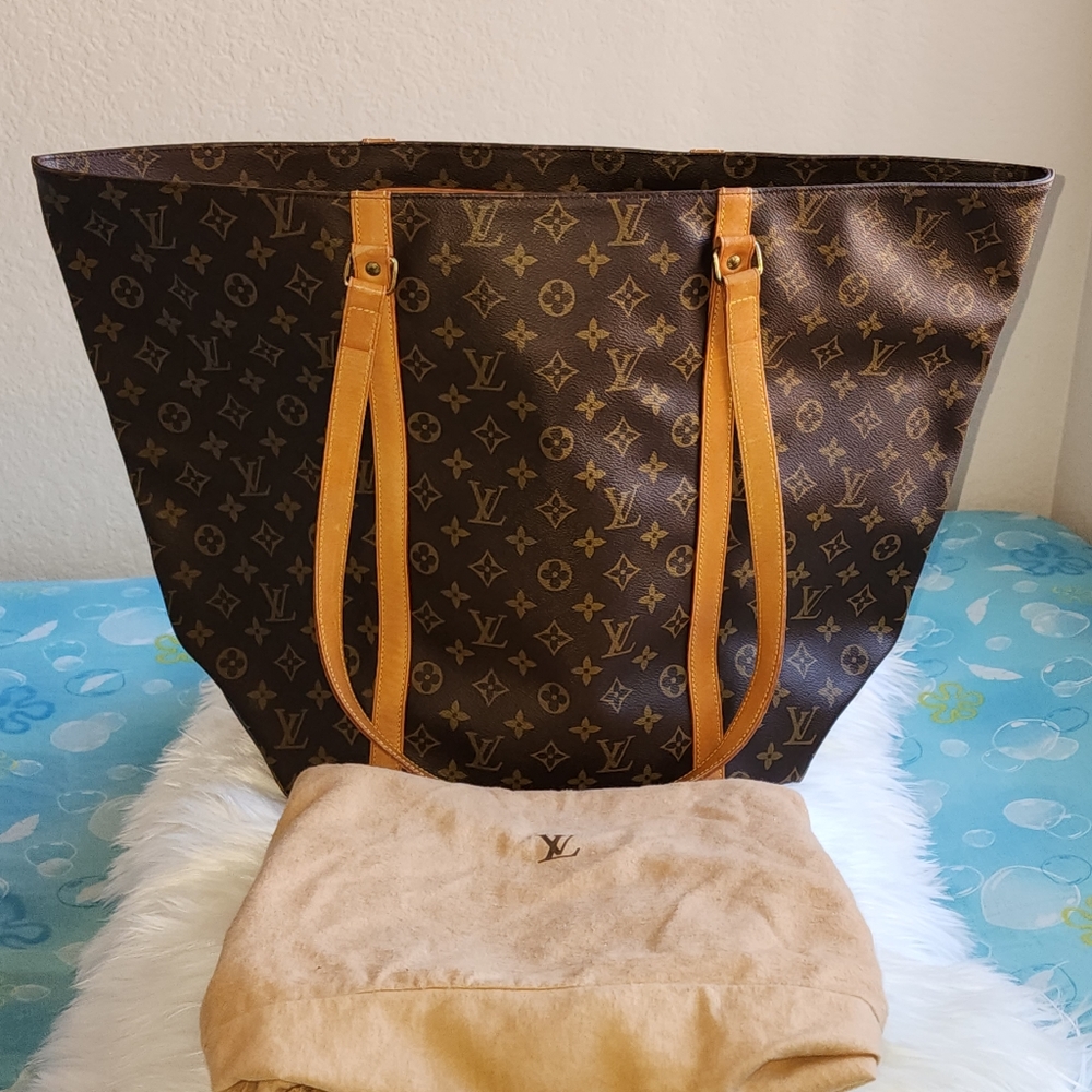Louis Vuitton Shoppers Sac Shoulder Bag Monogram XL Vintage w/ dustbag